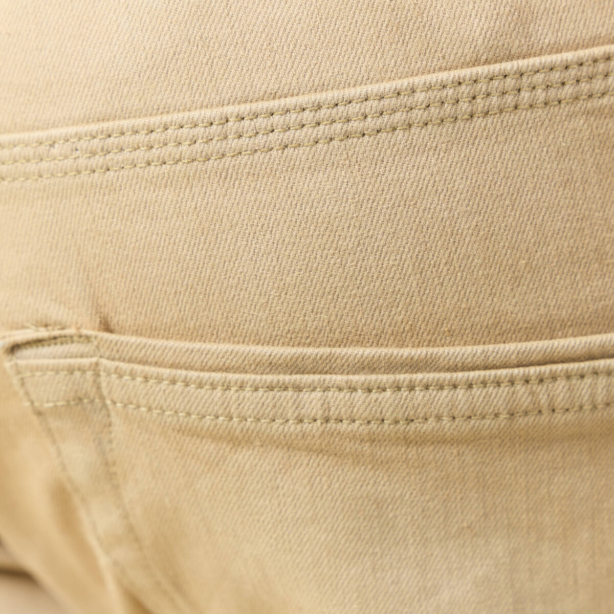 Jeans éco-responsable straight denim beige homme