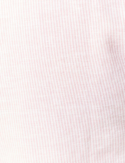 Chemise manches longues vieux rose homme