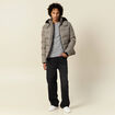 Pull 100% laine mérinos gris foncé homme