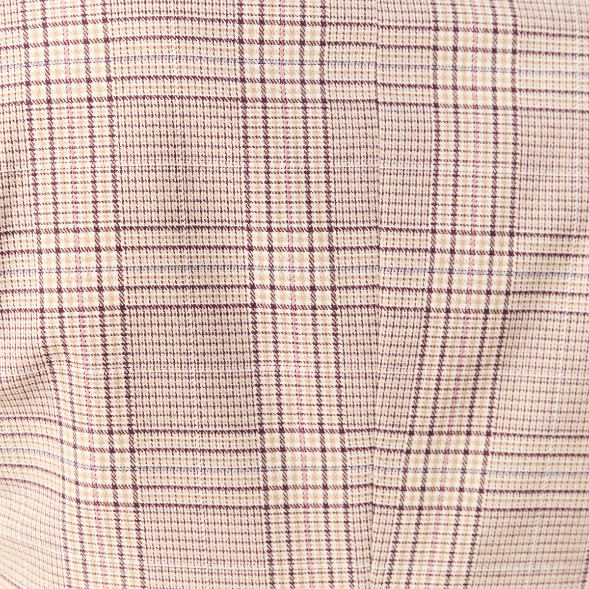 Blazer ajust&eacute; manches longues doubl&eacute; beige femme
