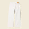 Pantalon éco-responsable denim blanc femme