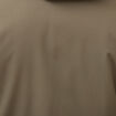 Parka longue droite &agrave; capuche taupe homme