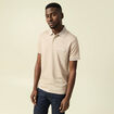 Polo manches courtes taupe homme