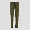 Pantalon cargo taille à cordon vert kaki homme