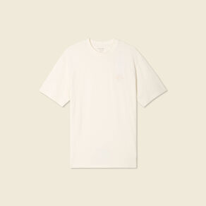 T-shirt manches courtes ecru homme