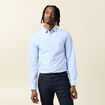 Chemise manches longues bleu homme
