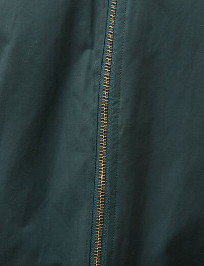 Parka r&eacute;versible vert femme