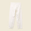 Chino droit longueur 32 en coton denim blanc homme