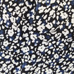 Jupe longue portefeuille bleu femme