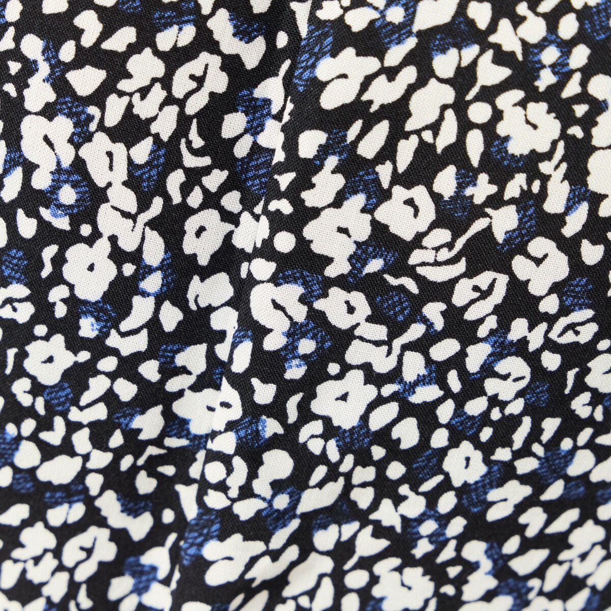Jupe longue portefeuille bleu femme