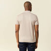Polo manches courtes taupe homme