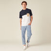 T-shirt éco-responsable bleu marine homme