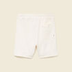 Short droit avec cordon ecru homme