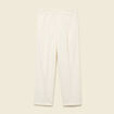 Pantalon droit longueur 32 ecru homme