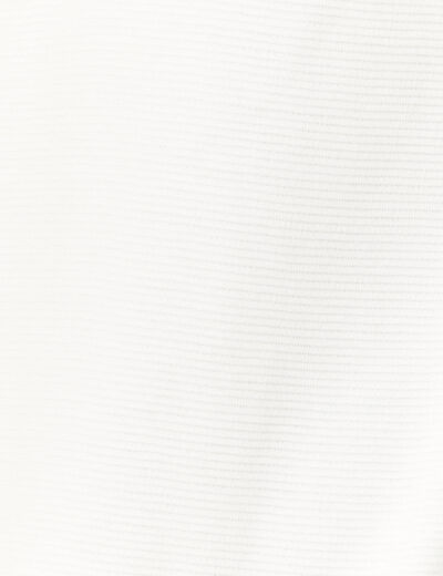 T-shirt manches longues ecru homme