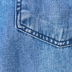 Chemise manches longues denim brut homme