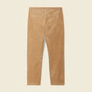 Pantalon chino tapered velours beige homme