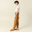 Tregging velours 7/8ème beige femme