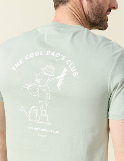 T-shirt manches courtes vert clair homme