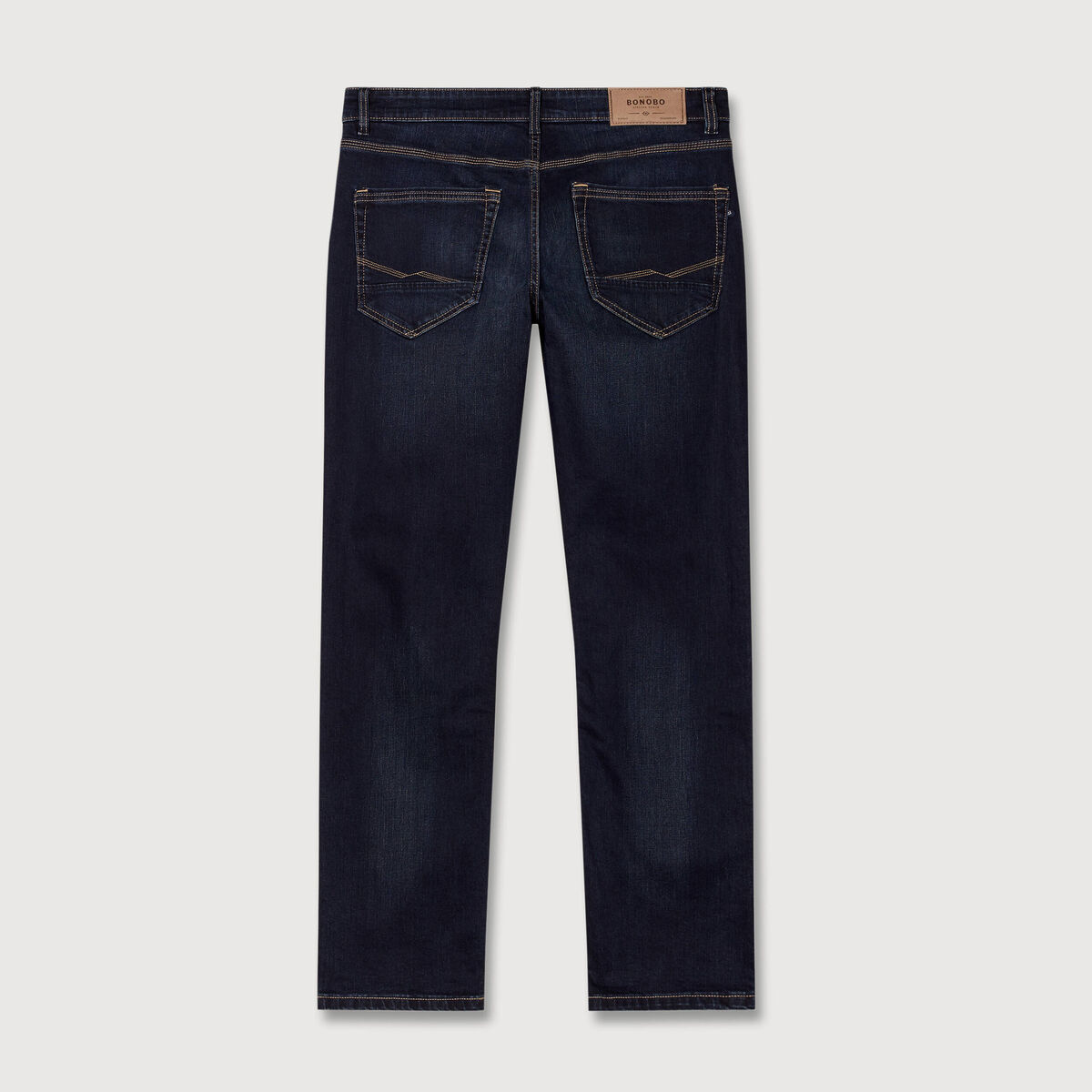Jeans regular longueur 32 denim brut homme