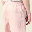 Bermuda droit rose pastel homme