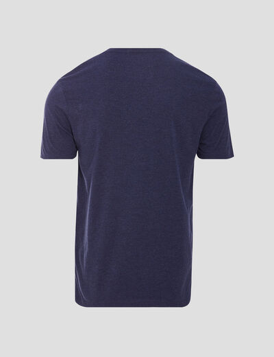 T-shirt éco-responsable bleu foncé homme