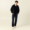 Jeans regular longueur 34 denim brut homme