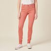 Pantalon Audrey - skinny push up rose poudrée femme