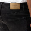 Jeans skinny tapered denim noir homme