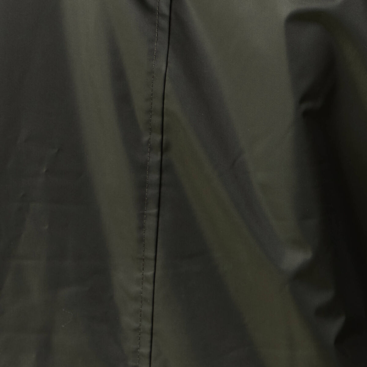 Coupe-vent doublé à capuche vert kaki homme