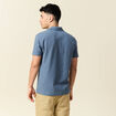 Polo manches courtes bleu foncé homme