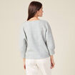 Sweat éco-responsable bleu femme