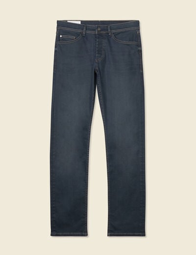 Jeans regular used denim gris homme