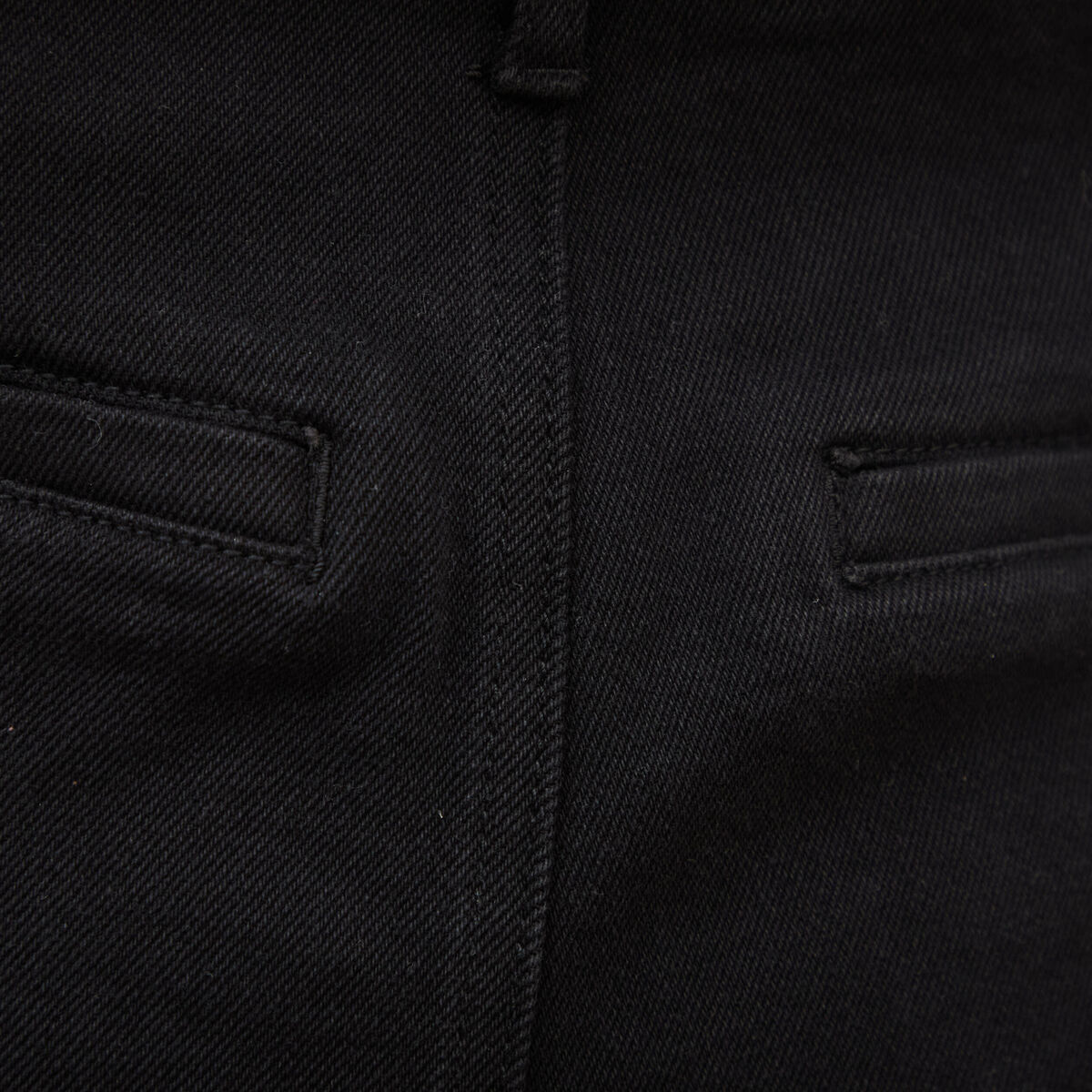 Jeans wide large taille haute denim noir femme