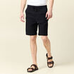 Short droit taille &eacute;lastiqu&eacute;e noir homme