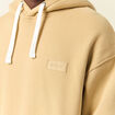 Sweat à capuche doublée beige homme