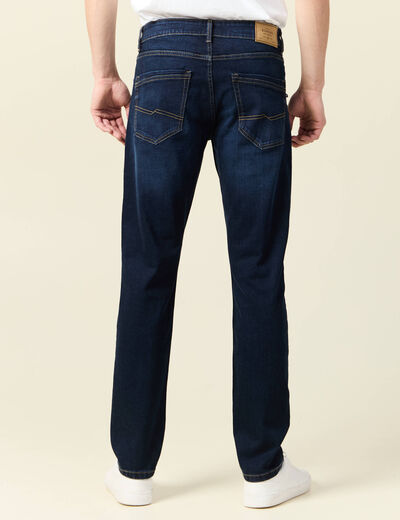Jeans slim 5 poches denim brut homme