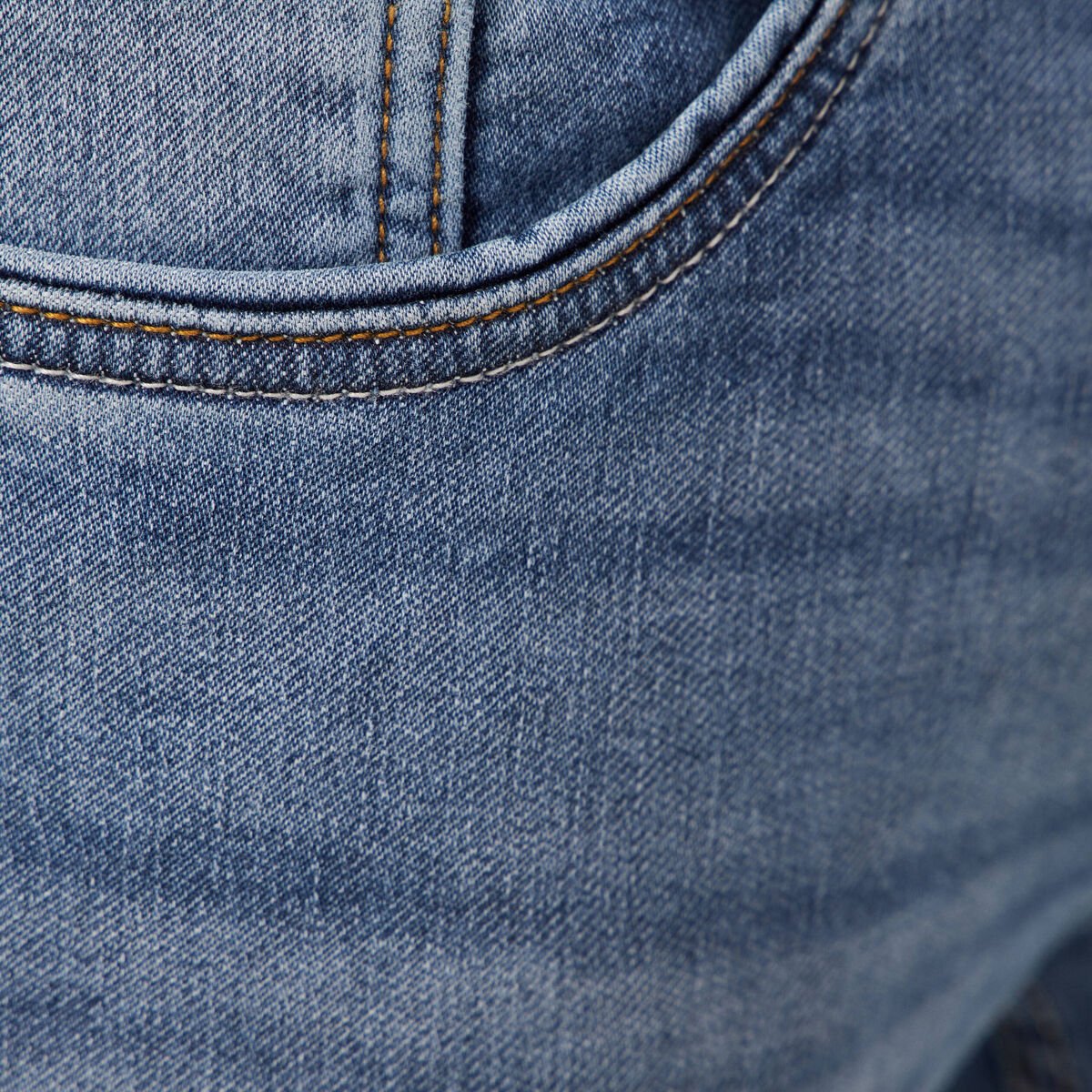 Jeans homme slim effet used denim double stone homme