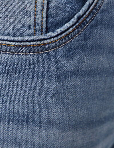 Jeans homme slim effet used denim double stone homme