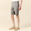 Bermuda droit éco-responsable gris homme