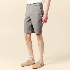 Bermuda droit éco-responsable gris homme