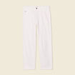 Jeans relax 5 poches denim blanc homme