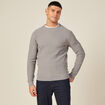 Pull éco-responsable gris homme