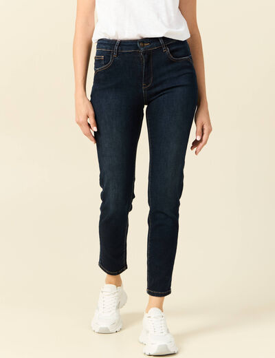 Jeans slim 7/8ème denim brut femme