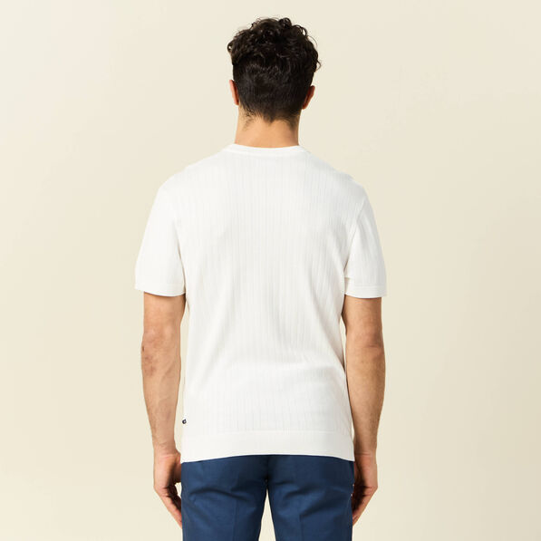 T-shirt manches courtes blanc homme