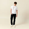 Jeans straight longueur 32 denim noir homme