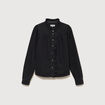 Chemise en jeans manches longues denim noir femme