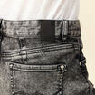 Jeans girlfriend 5 poches denim snow gris femme