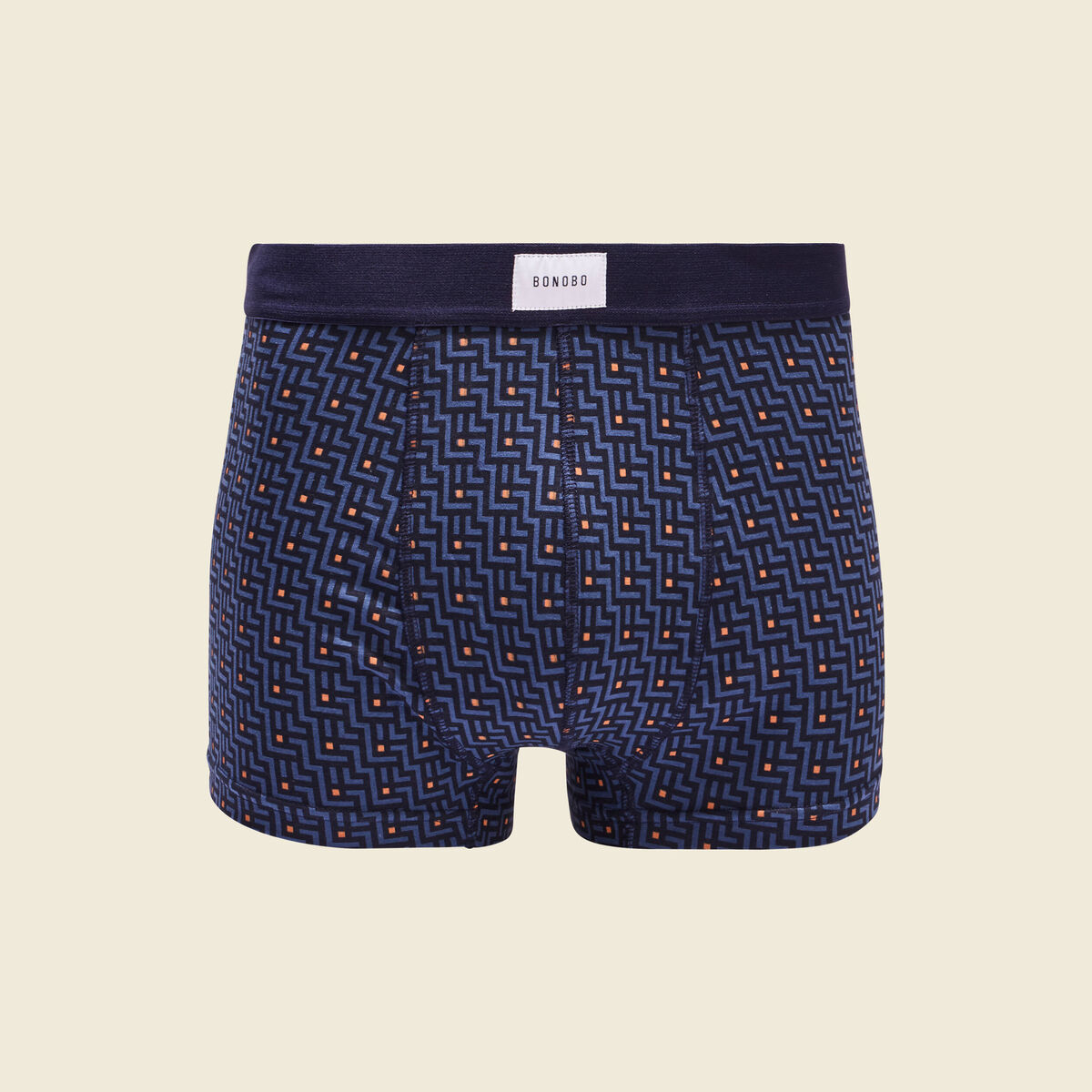 Lot 2 boxers marron homme