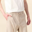 Bermuda droit beige homme